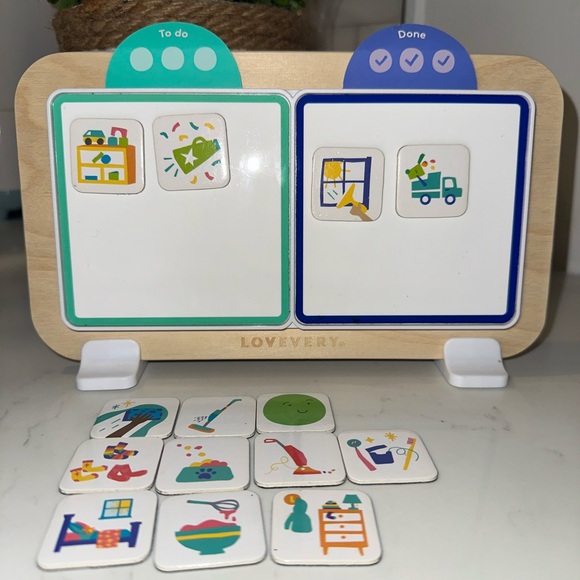 Lovevery daily helper board magnet chore chart - Picture 1 of 3